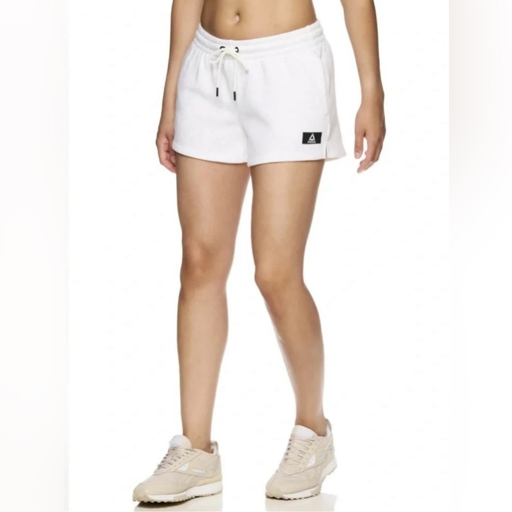 2 Reebok Women's After Class Shorts with Pockets 2 Gray/Rust - Picture 8 of 12